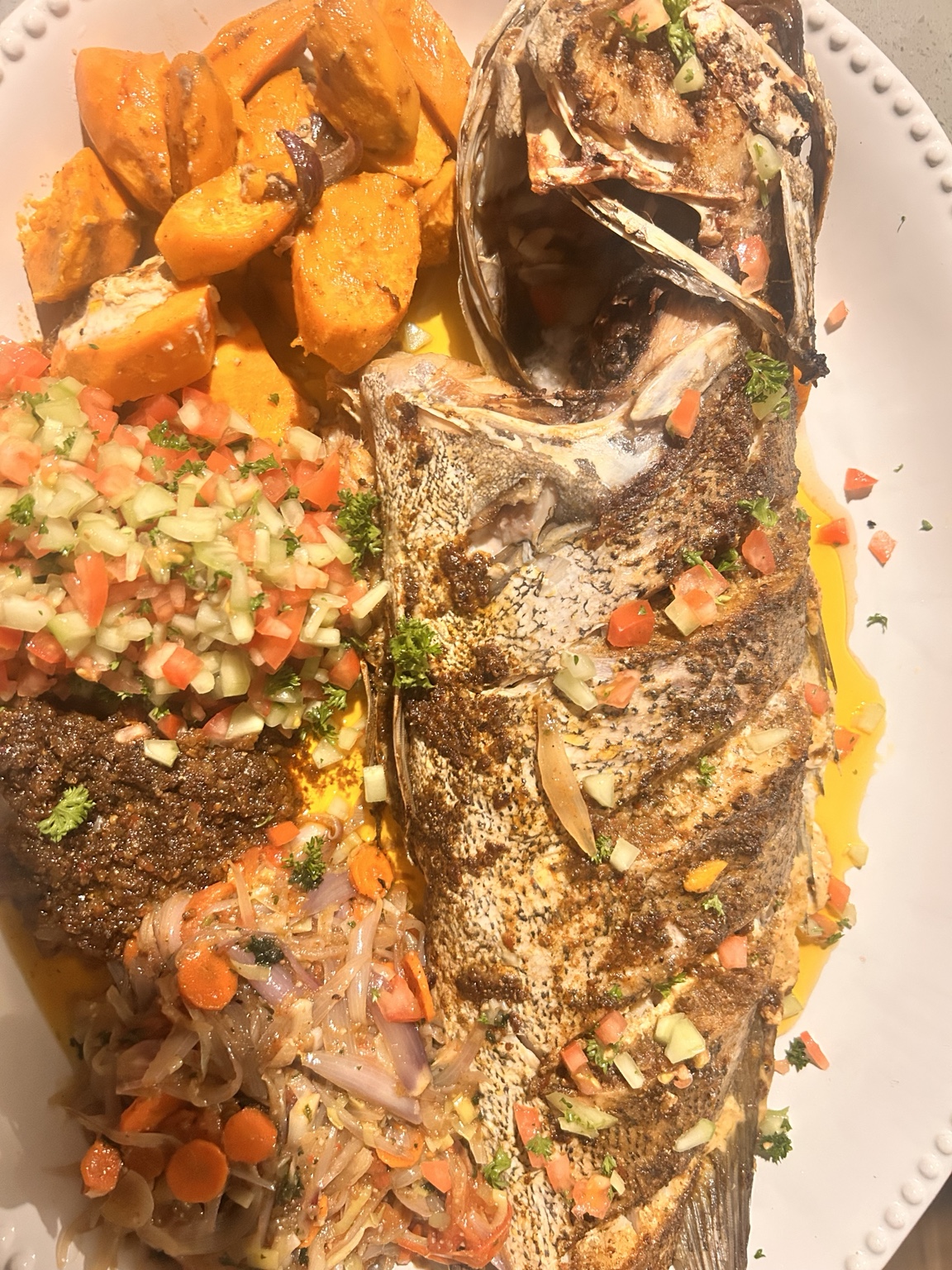 Grilled fish & platters