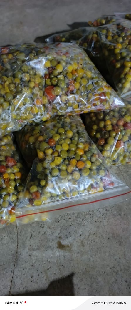 Frozen Yanyan packed in bags